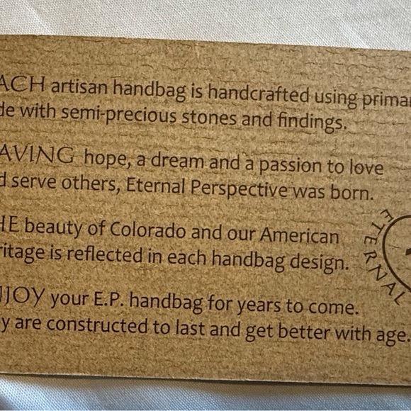 Buffalo leather - Eternal Perspective purse- hand crafted - Picture 9 of 9